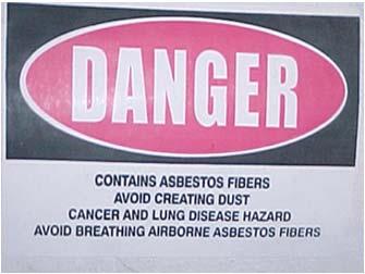 gov for additional information HEALTH EFFECTS Asbestosis Scarring of air sacs Not a cancer Effects 15-30 yrs.