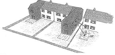 1 A useful tool for assessing the impact of an extension on your neighbour is the 45 0 rule this ensures that your extension will not take way too much light from your neighbour.