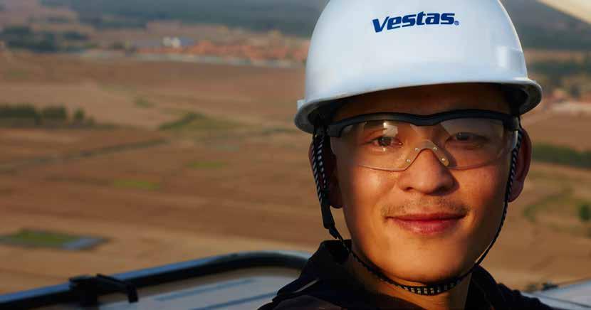 Vestas has 38,892 wind turbines under service distributed all over the world, from Nicaragua over Morocco to China.