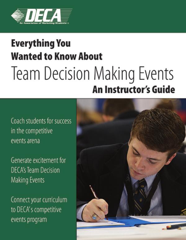 BUYING AND MERCHANDISING 2013 Sample Case Studies This publication is designed to assist DECA members and their local chapter advisors in preparing for the Team Decision Making events.