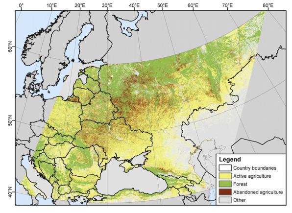 The extent of the abandoned areas has been studied by a group of researchers who used satellite images along with controlling on-site examinations.