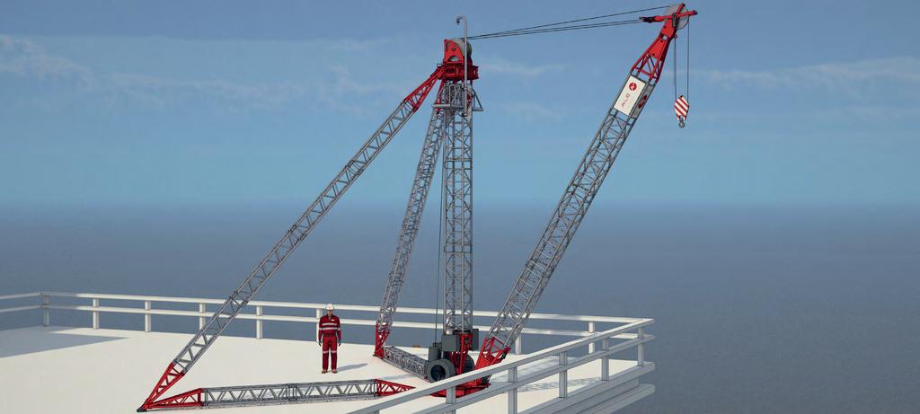 DESIGN Through careful analysis of the current market and early engagement with clients, ALE identified the need for a lightweight crane solution that could be certified for heavy offshore, subsea