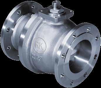 RK-FHT FIG. 112 Fire-Safe Antistatic device ISO 5211 TA Luft FULL BORE CAST STEEL BALL Type: Valve 2-pieces FULL BORE 2-PCS.