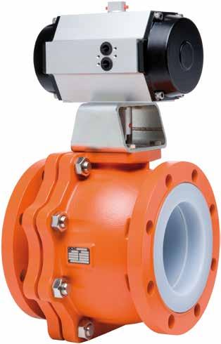 XOMOX FULLY LINED BALL VALVES MAIN FEATURES» All wetted components are fully lined with permeation resistant PFA Teflon material as a barrier to corrosion» 1/2 (DN15) to 12 (DN300)» Temperature