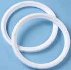 SPARE PARTS GASKETS & SEATS PTFE» High performance at high temperatures.» Highly resistant to chemical agents and solvents.» Very low adhesiveness.