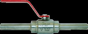 STAINLESS STEEL CLASS 800 BW S80B1 WITH NIPPLES NACE MR0175 Fire-Safe Antistatic device ISO 5211 RK Fig. S80B1 Type: BW 1-piece FULL BORE CL. 800 BALL VALVE 1-PC.
