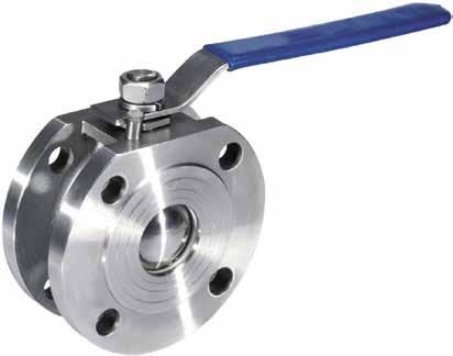 Saidi Spain WAFER BALL VALVES MAIN FEATURES» 1-piece Wafer Floating type ball valves» Side Entry.