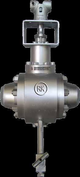 HIGH PERFORMANCE METAL SEATED BALL VALVES FOR HTF SERVICE TECHNICAL FEATURES OF RK METAL SEATED BALL VALVES RK Metal seated ball valve is well suited for a variety of demand, where High temperatures