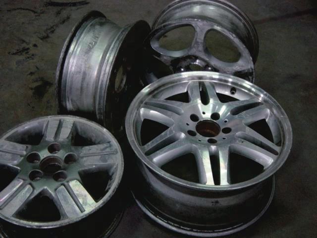 220 Figure 3 Aluminium car wheels.