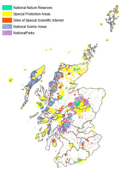 Figure 5-18: Protected Areas in Scotland