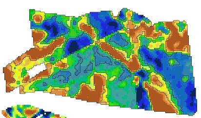 TF Base Map Application for Basal Dressing Application of low amounts of organic fertilizer Application of high amounts of organic fertilizer Lime ridges show lower