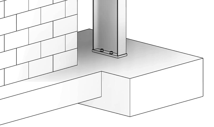 4-24 Chapter 4 Structure Tab Wall Foundation (i.e., Footing) A Wall Foundation attaches to the bottom of a wall, structural or nonstructural.