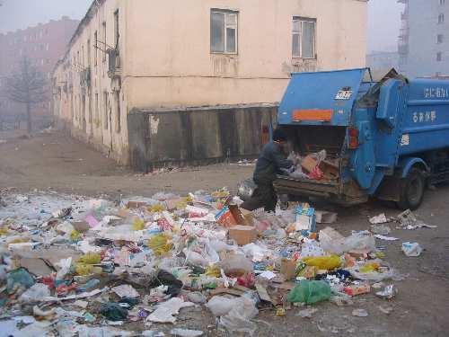 COMPOSITION OF WASTE In the winter time 50 per cent