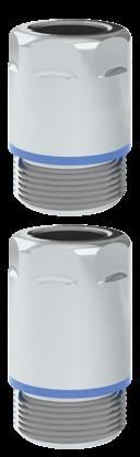 H 42 METRIC STAINLESS STEEL CABLE GLANDS HYGIENIC SERIES IP69K Hygienic glands are fit for passing, pressing and fixing cables between two compartments such as junction boxes, electric enclosures or