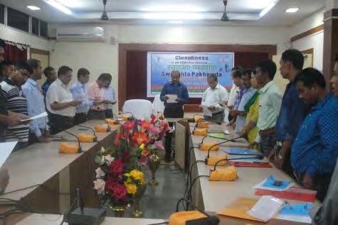 At NRC on MEAT Dr Kulkarni spoke at length and briefed about the swachhata, adoption of