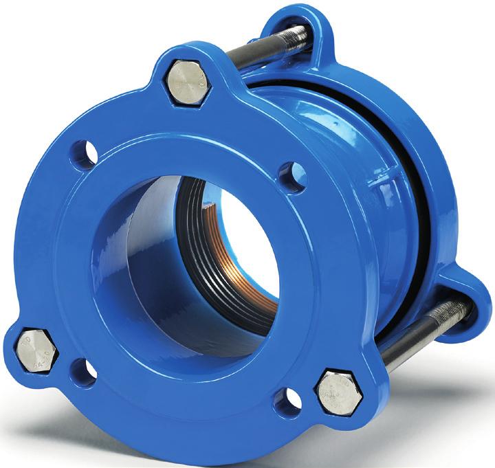 POLY-GIB COUPLINGS DN 90 - DN 180 RESTRINED MECHNICL COUPLING FOR CONNECTING TO HDPE PIPE FETURES The Poly-Gib range comes in a variety of configuration.