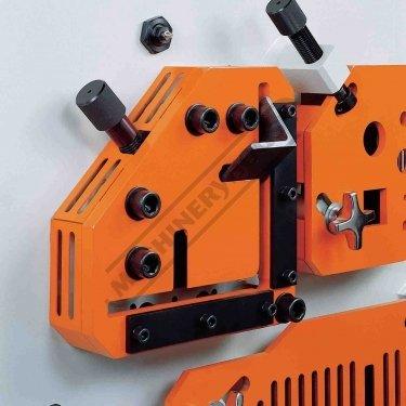 2mmm Full safety guarding at all workstations Tooling to all workstations Punch, Shear & Notch support