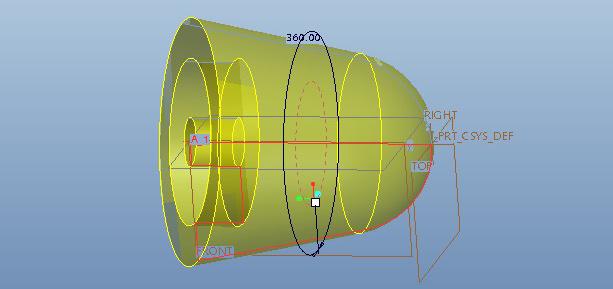 AIM AND SCOPE OF STUDY : 3D model of the structure created using pro e, then the model and perform structural analyses of the windmill hub loading conditions such as remote force and rotational