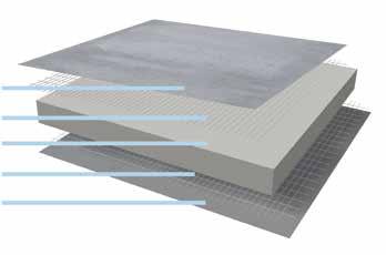 MARMOX BOARD PRO / ULTRA TILE BACKER BOARDS 9 The glass fibre mesh is fully embedded in special cement mortar, covering the mesh completely, in order to optimise the absorption of mechanical