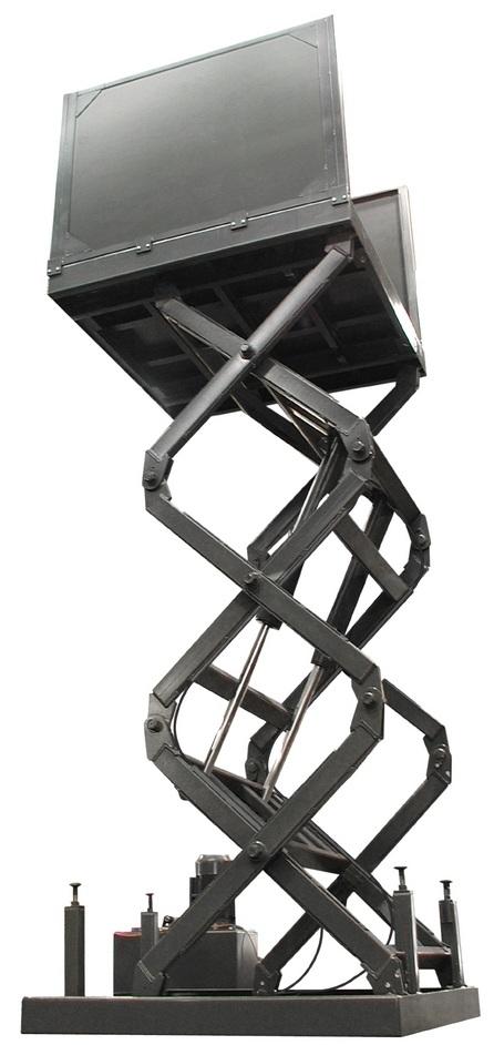 Page 2 of 4 McGrath Industries multistage scissor lifts are ideal for transferring freight between floors in low rise two or three level buildings such as warehouses, retail complexes and factories.