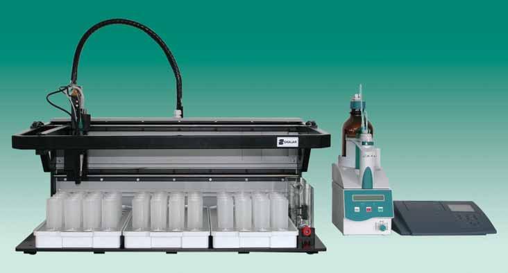 This includes the choice of various applications, the running sequence and the integration of a variety of sample racks and sample beakers.