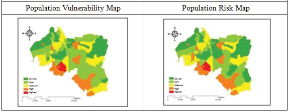 Second, comparing facility vulnerability map to flooding hazard map, we can find out that high risk area are mostly in Nanzi district and Zaoying district.