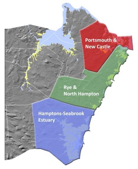 traditionally thought of as expansive salt marsh towns. For example, Stratham and Dover have slightly more potential new marsh than Seabrook.