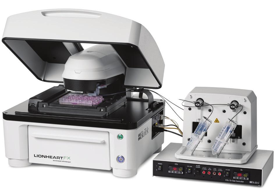 Materials and Methods Lionheart FX Automated Microscope Lionheart FX Automated Microscope with Augmented Microscopy is an all inclusive microscopy system, optimized for live cell imaging with up to