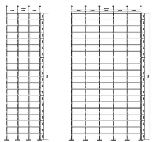 International Journal of Advance Research In Science And Engineering Figure 1: Plan of Two, Six, and Twenty-Story Regular RC Buildings