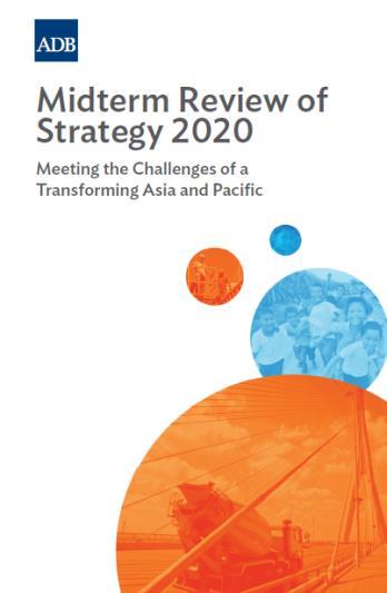 Strategic priorities: 2020 ADB s Strategy 2020 remains valid and relevant in its broad strategic directions: MTR Environment and climate change one of the ten strategic priorities Continue $2 billion