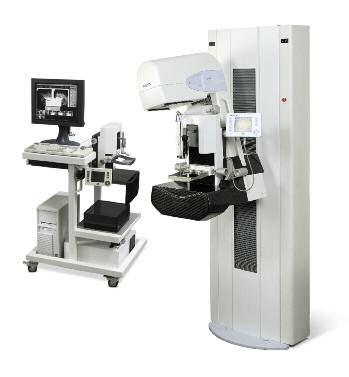 StereoLoc II proven upright stereotactic technology Compatible with Selenia digital mammography and M-IV analog systems.