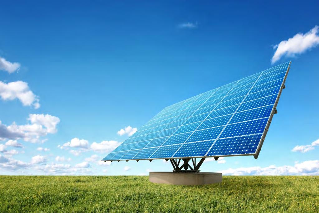 Figure 2.. 1 Solar Cell Array Source: Stock Photo. There are a number of issues with using solar power as a generation source on the Island System: 1 1.