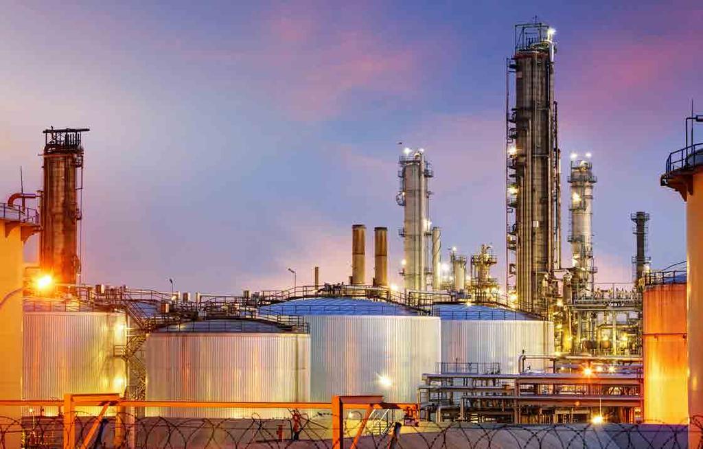 maintenance and equipment updates to avoid bottlenecks DOWNSTREAM Refining & Petrochemicals Identify best technologies and methods to optimize processes Produce long-term competitive