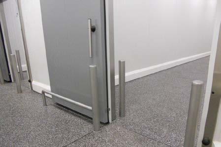PolySto Stainless Steel safety posts.