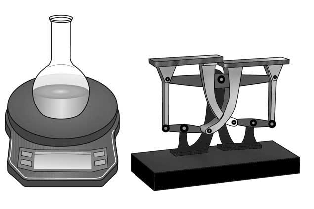 2 Thermometers are used to measure temperature Mass Balances measure mass in units called grams. The symbol used for mass is g. There are many kinds of balances.