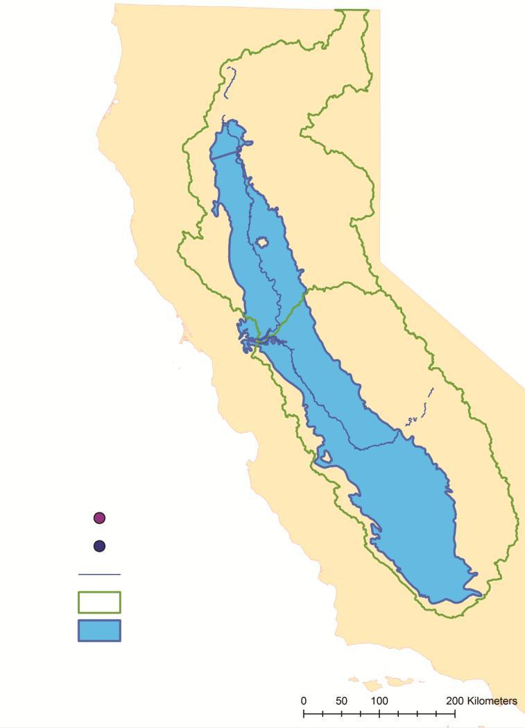 Groundwater depletion in California s Central Valley, October, 2003-March, 2009 Central Valley (blue) River Basin boundary Central Valley Sacramento River Basin San