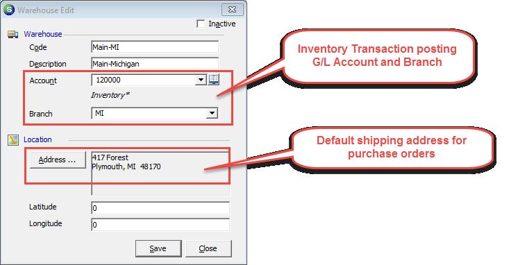 Warehouse Setup and Management The use of Warehouses is available to SedonaOffice customers who have activated the Stock Tracking option (SedonaSetup/Setup Modules).