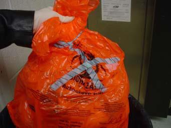 Autoclaving Biohazardous Waste - Preparations Before autoclaving waste bags with biohazard symbols on them, label these bags with commercially available autoclave temperature tape that changes
