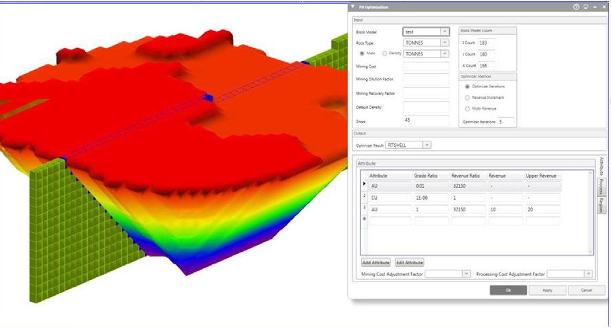 Pit Optimization This plug-in provides the mining engineer with a simple, easy-to-use solution to delineate an ultimate economic pit shell.