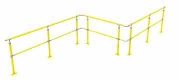 Verge-Eco Rail Verge-Eco Pedestrian Safety Rail The Verge-ECO Safety Rail is a 1m high handrail system designed to keep personnel from straying into harms way.