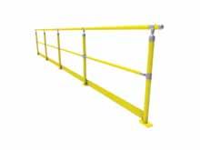 Verge-ECO accessories including Rail-Elbows, Kick-Plates and Swing Gates can be used to achieve your desired