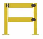 The 100mm x 6mm kickplate accessory is easily adapted providing protection against obtrusions into passageways.