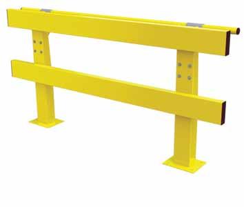 Verge Safety Barriers with handrail HD Series Verge Safety Barriers HD Series Fitted with modular handrail The modular handrail attachment provides a compliant 1m high handrail to the walkway side