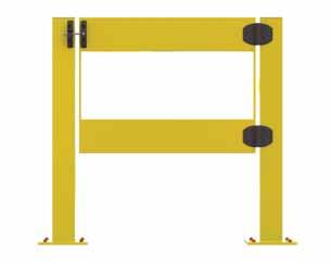 These gates can be placed in areas of general access or positioned for access to plant and equipment for maintenance or replacement purposes.