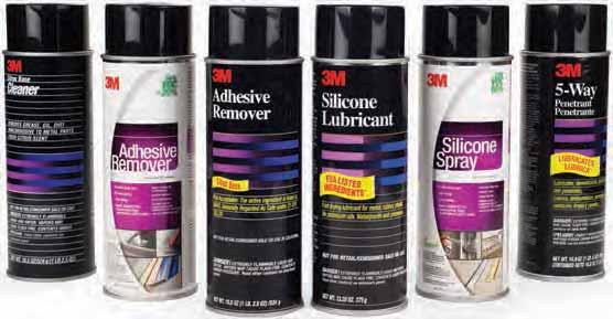 3M Cleaners and Lubricants Convenience and a Fistful of Work Power for Maintenance and ion In thousands of factories and plants, these aerosol chemicals are proven daily to save time and effort in