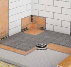 Schluter -Shower System Bonded Waterproofing System for Tiled Showers, Steam Showers, Steam Rooms, and Bathtub Surrounds Ceramic and stone tiles are durable, easy to maintain, and hygienic,