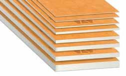 Schluter -KERDI-BOARD KERDI-BOARD is a multifunctional tile substrate and building panel, which can also be used for creating bonded waterproofing assemblies with tile coverings.