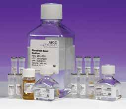 ATCC High-Performance Media, Sera and Reagents ATCC high-performance media, sera and reagents are uniquely formulated according to cell-growth recommendations of original cell line depositors