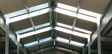 Polycarbonate skylights bring in plenty of light, making them a