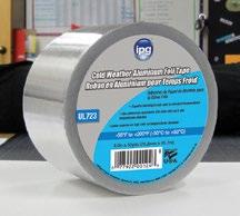 UL-73 (ASTM E-84) LEED LEVEL ALF50L GENERAL PURPOSE ALUMINUM FOIL TAPE WITH LINER 90-B.0in x 50yds 50.87m 0-779-7693-7 99605 903 3.0in x 50yds 76.